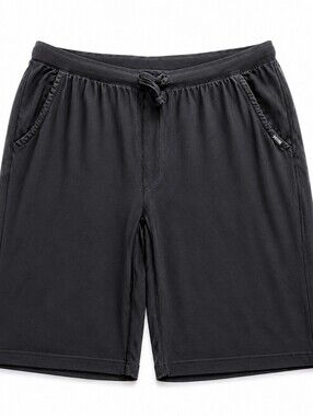 BN3TH Men's Black Lounge Shorts Size Medium Drawstring Pockets Comfort Stretch